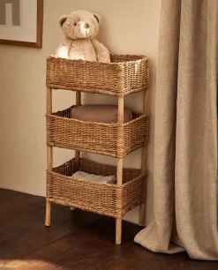 ZARA Home Rattan Storage Rack