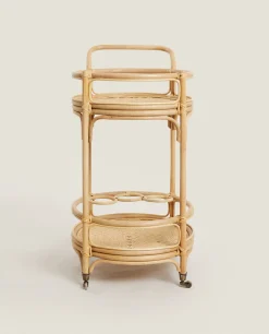 ZARA Home Rattan Trolley