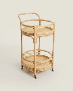 ZARA Home Rattan Trolley