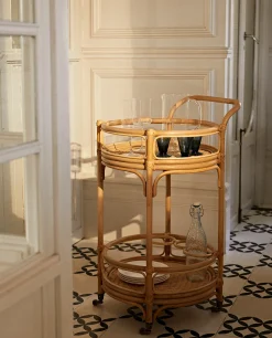 ZARA Home Rattan Trolley