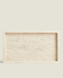 ZARA Home Rectangular Marble Tray