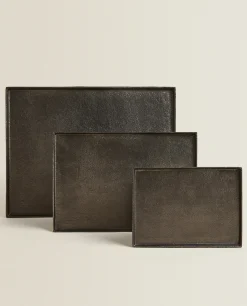 ZARA Home Rectangular Metal Tray