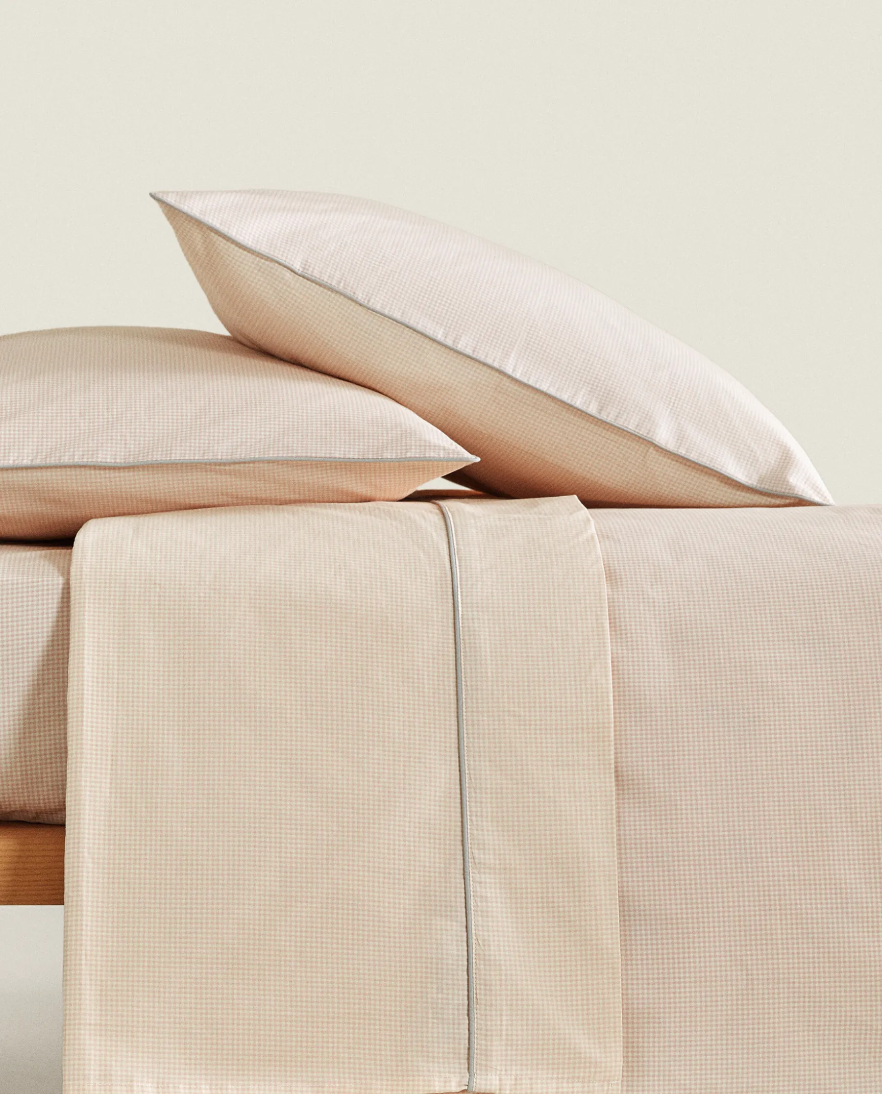 ZARA Home Reversible Gingham Duvet Cover