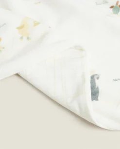 ZARA Home Reversible World Map Blanket