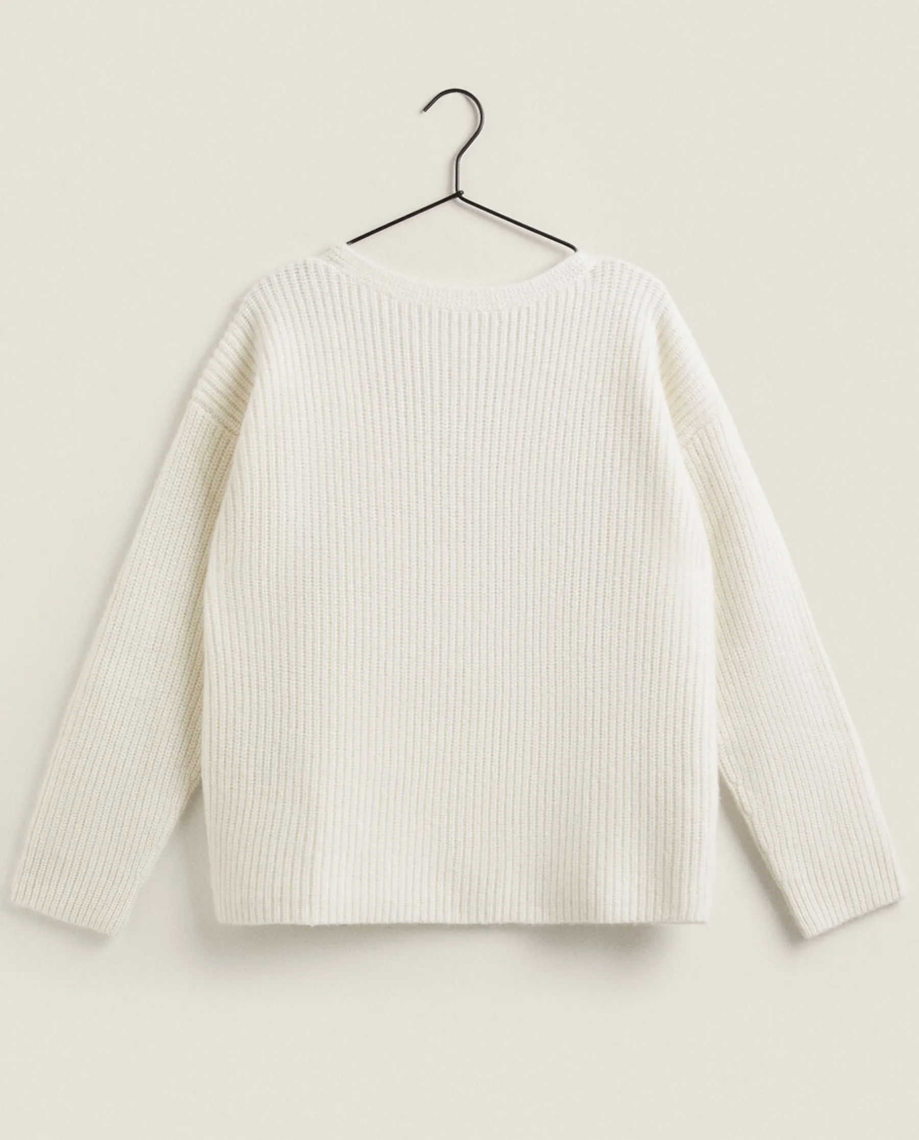 ZARA Home Ribbed Cashmere Sweater