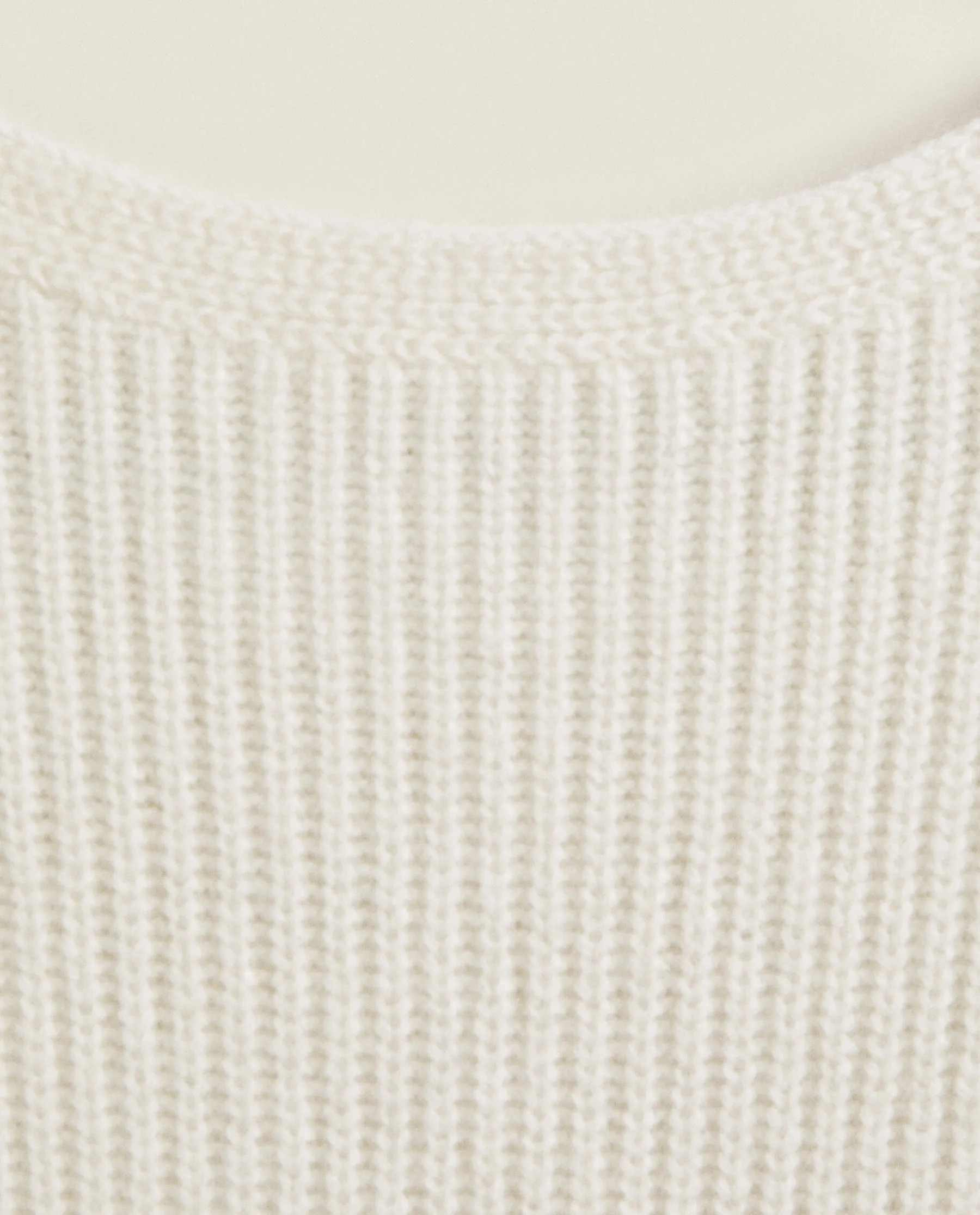 ZARA Home Ribbed Cashmere Sweater