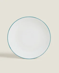 ZARA Home Rim Detail Dinner Plate