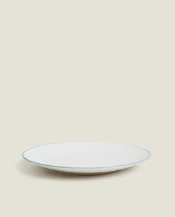 ZARA Home Rim Detail Dinner Plate