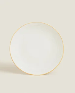 ZARA Home Rim Detail Dinner Plate