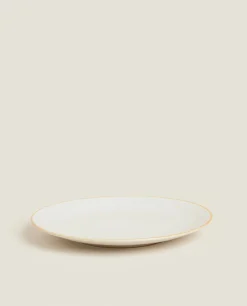 ZARA Home Rim Detail Dinner Plate