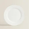 ZARA Home Rimmed Bone China Dinner Plate