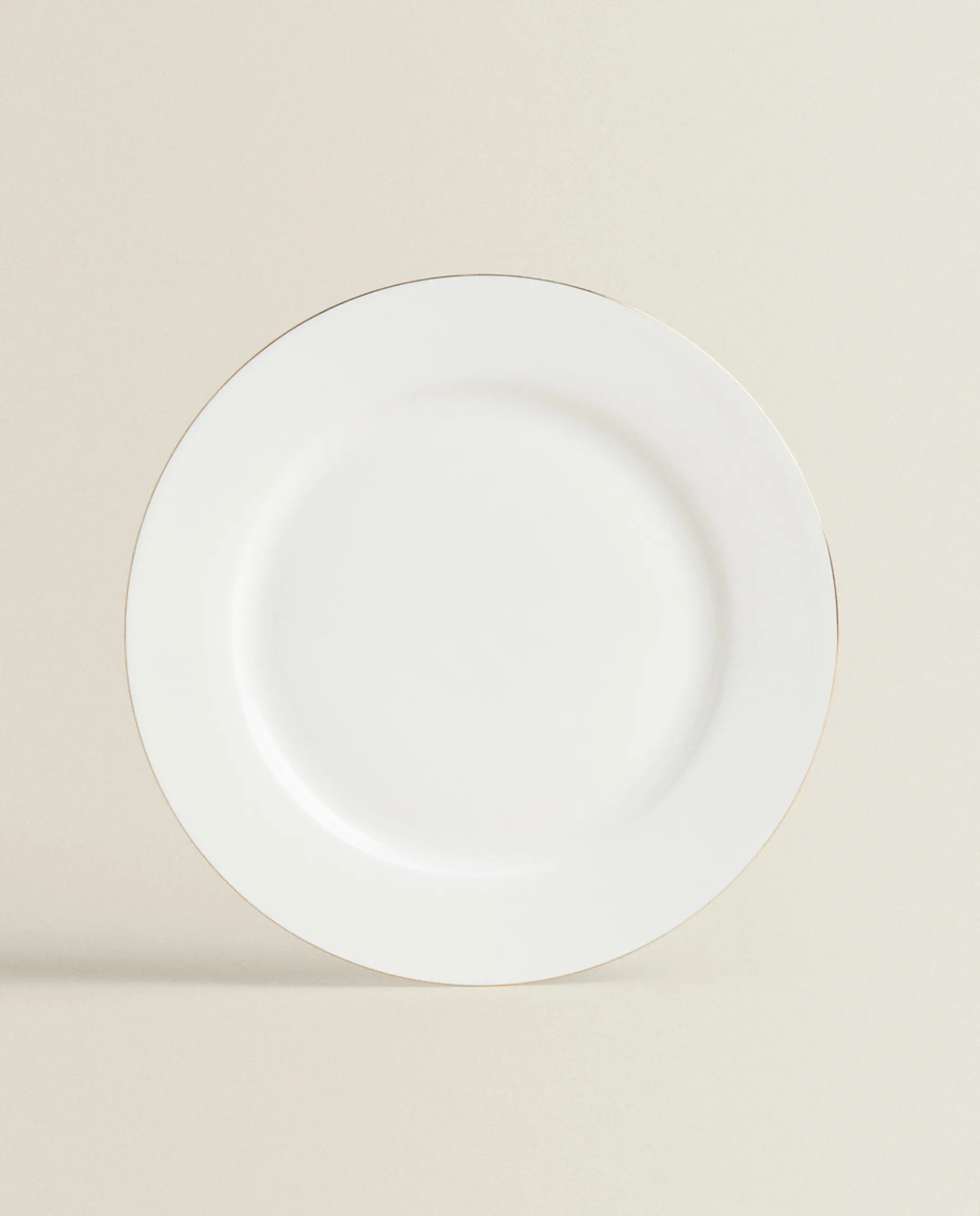 ZARA Home Rimmed Bone China Dinner Plate