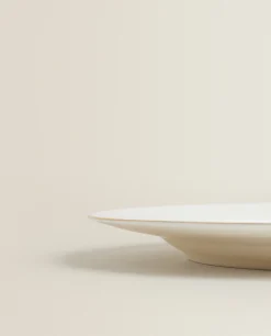 ZARA Home Rimmed Bone China Dinner Plate