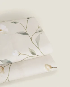 ZARA Home Rose Flat Sheet