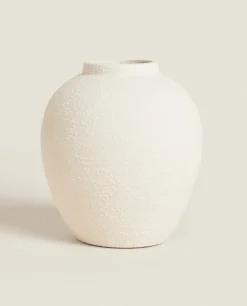 ZARA Home Rough Earthenware Vase