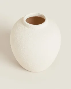 ZARA Home Rough Earthenware Vase