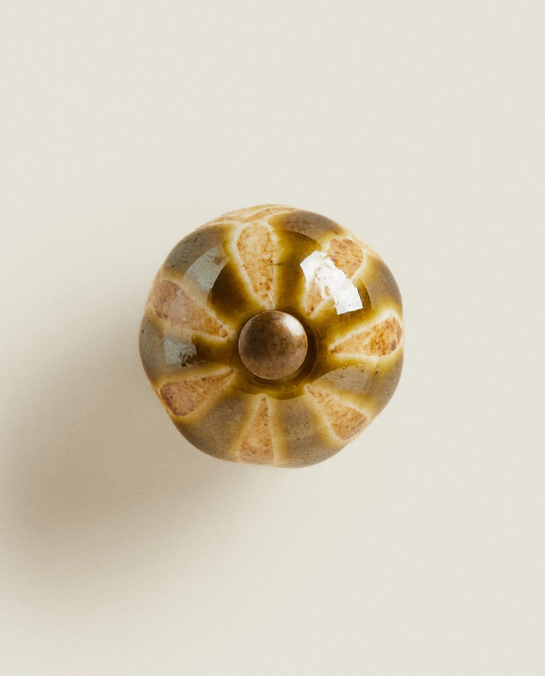 ZARA Home Round Ceramic Door Knob (Pack Of 2)