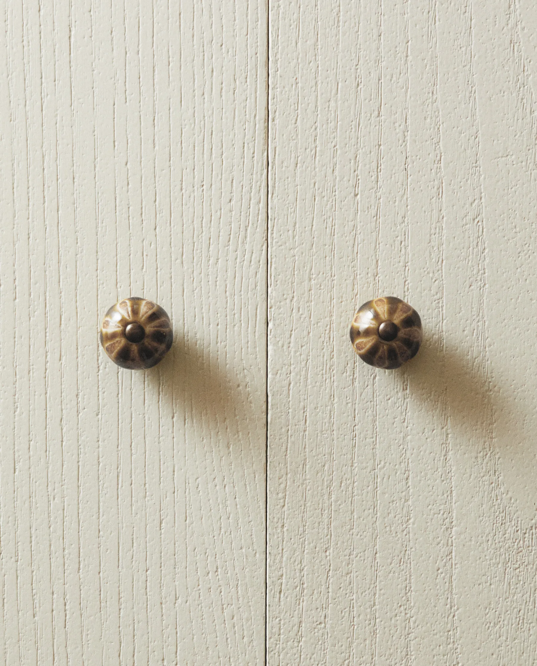 ZARA Home Round Ceramic Door Knob (Pack Of 2)