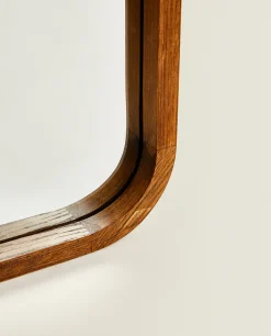 ZARA Home Round Full-Length Mirror With Frame