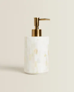 ZARA Home Round Mother-Of-Pearl Dispenser