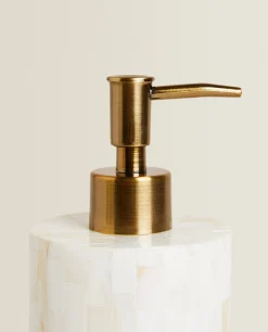 ZARA Home Round Mother-Of-Pearl Dispenser