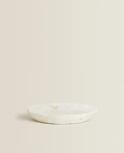 ZARA Home Round Mother-Of-Pearl Soap Dish