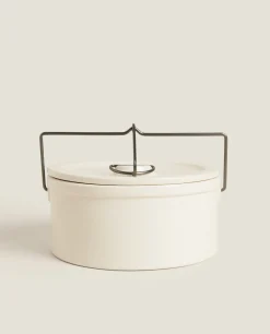 ZARA Home Round Stoneware Jar