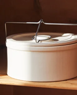 ZARA Home Round Stoneware Jar