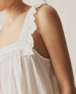 ZARA Home Ruffled Cotton Nightgown