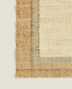 ZARA Home Rug With Contrast Border