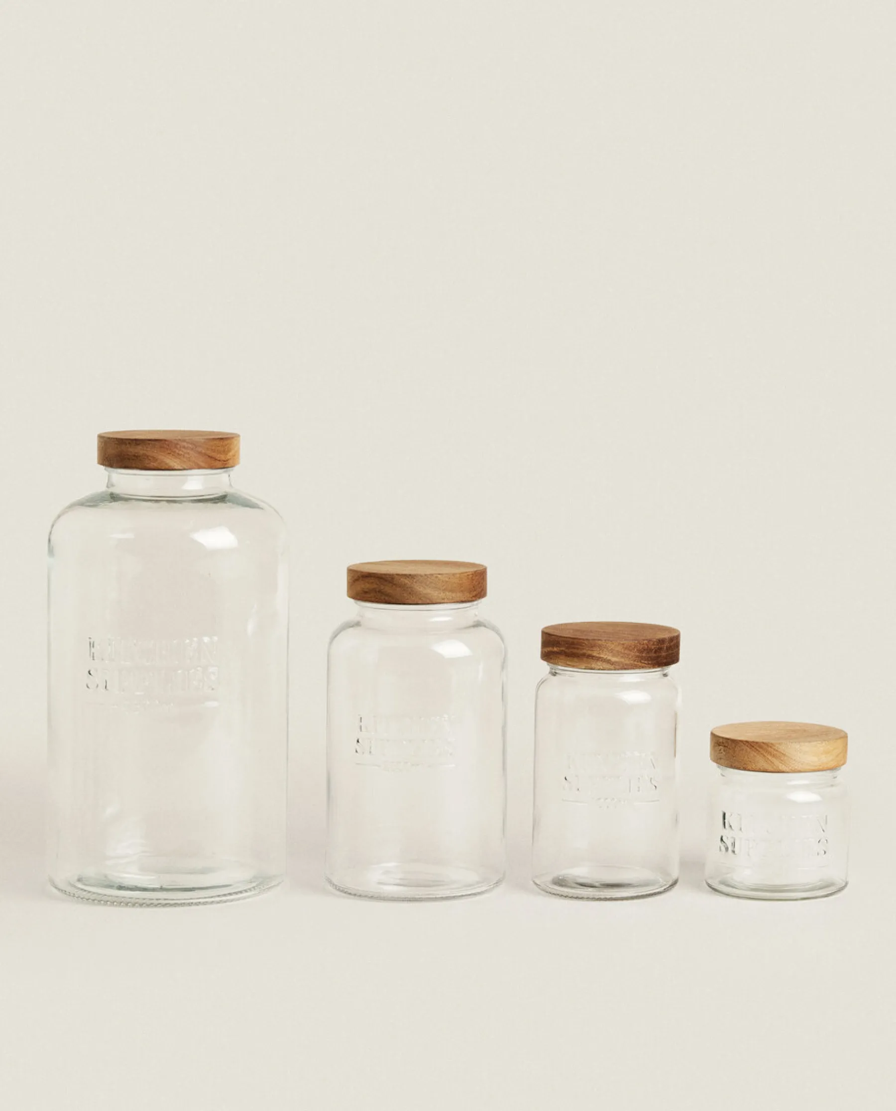 ZARA Home Screw Top Glass Jar