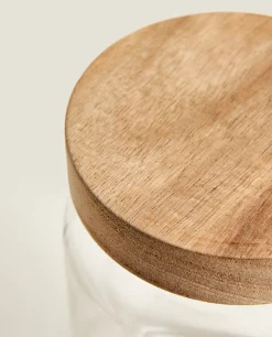 ZARA Home Screw Top Glass Jar