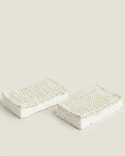 ZARA Home Scrub Sponge (Pack Of 2)