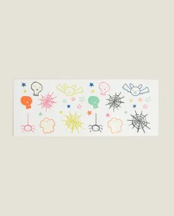 ZARA Home Set Of Kids' Halloween Temporary Tattoos