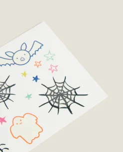 ZARA Home Set Of Kids' Halloween Temporary Tattoos