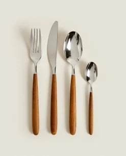 ZARA Home Set Of Maple Cutlery