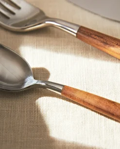 ZARA Home Set Of Maple Cutlery