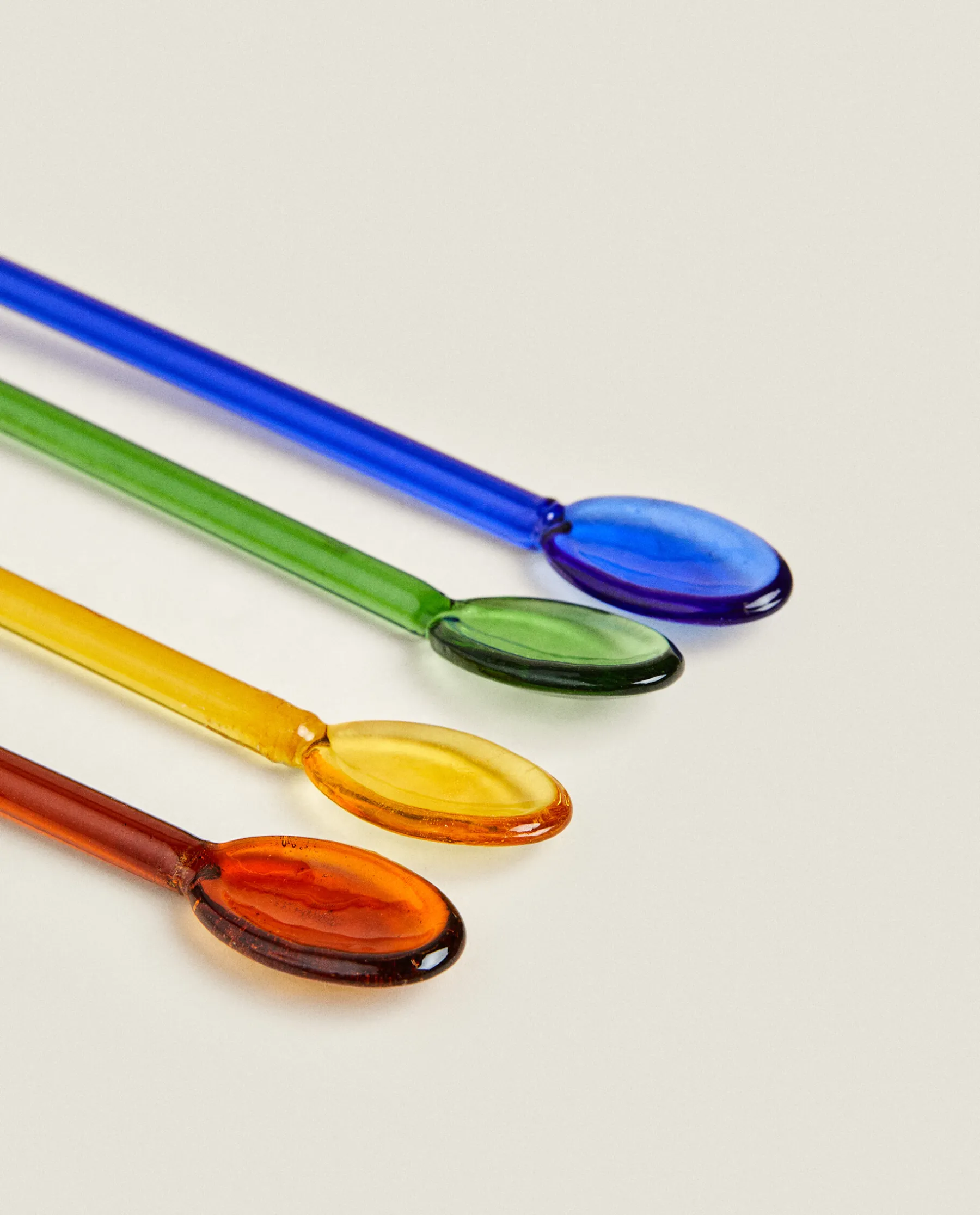 ZARA Home Set Of Plant Dessert Spoons