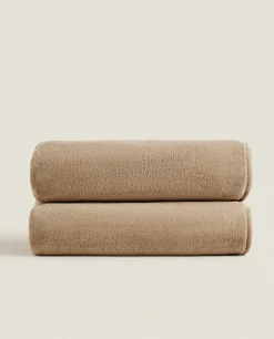 ZARA Home Short Faux Fur Blanket