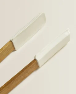 ZARA Home Silicone And Wooden Tongs