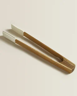 ZARA Home Silicone And Wooden Tongs