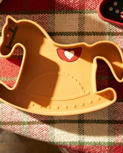 ZARA Home Silicone Christmas Horse Seesaw Plate