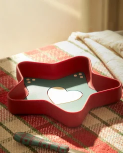 ZARA Home Silicone Christmas Star Plate