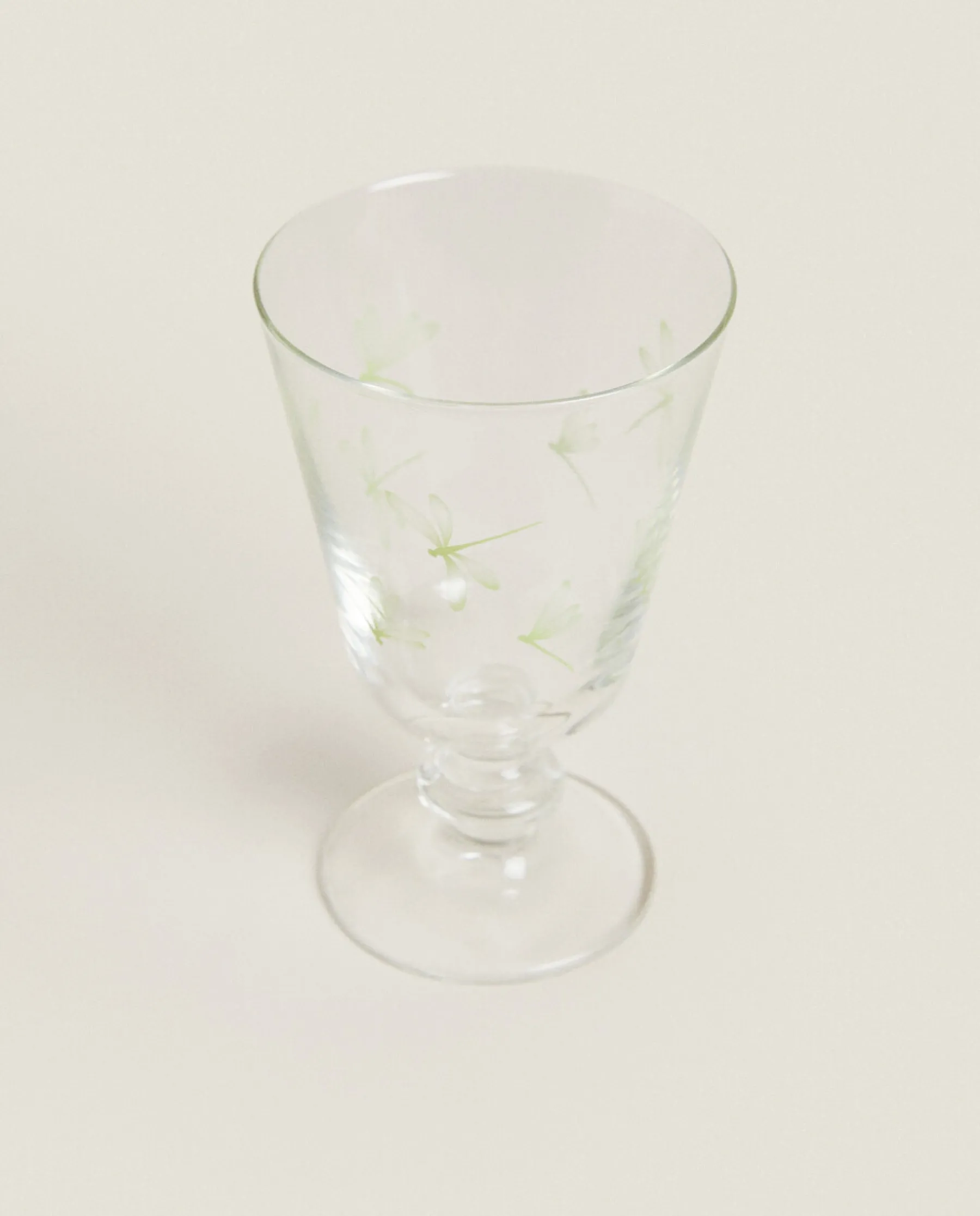 ZARA Home Silk Screen Wine Glass