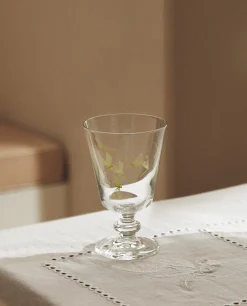 ZARA Home Silk Screen Wine Glass