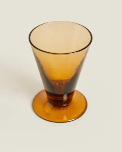 ZARA Home Small Glass With Bubbles