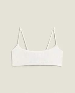 ZARA Home Smocked Bikini Top