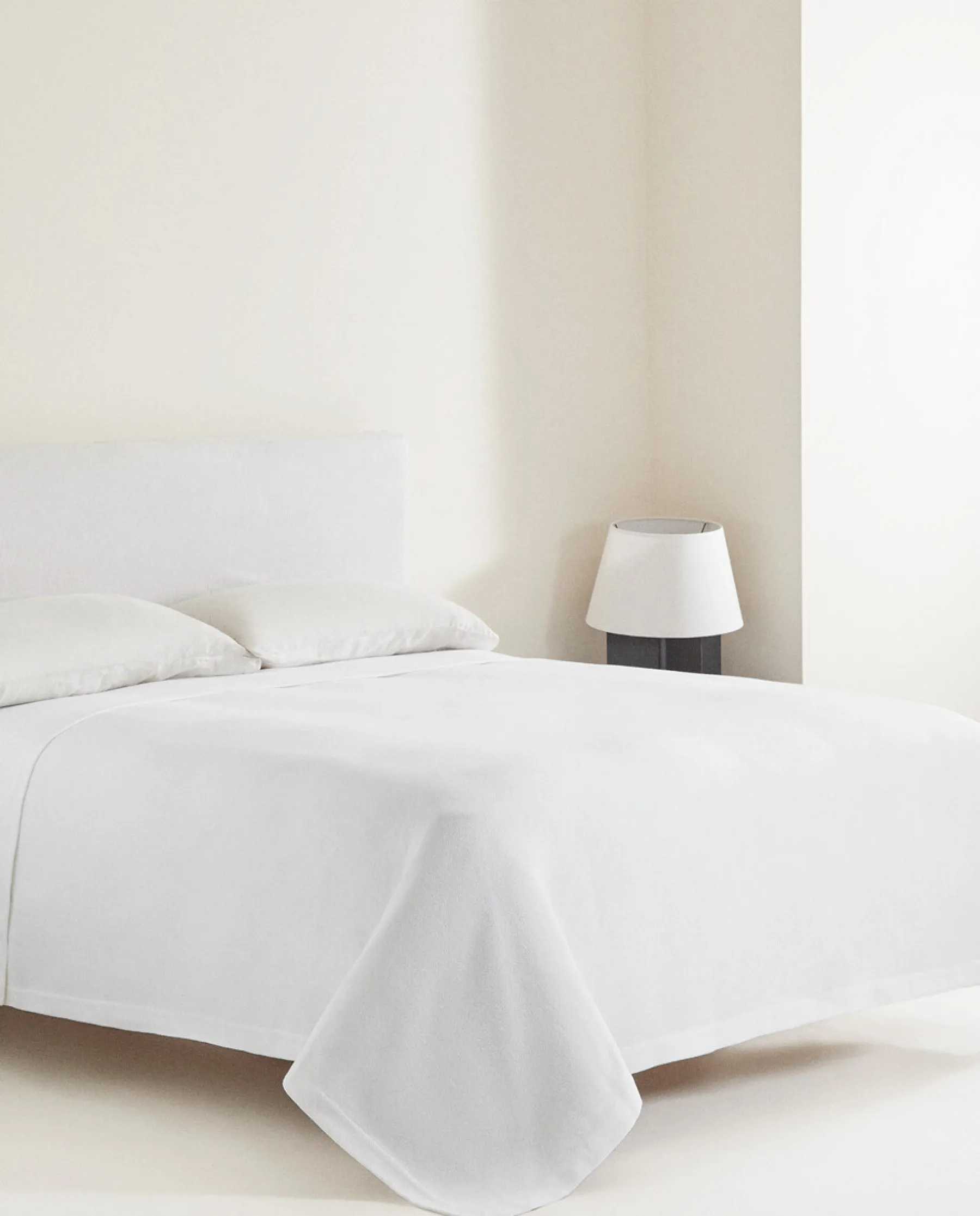 ZARA Home Solid Color Cotton Bedspread