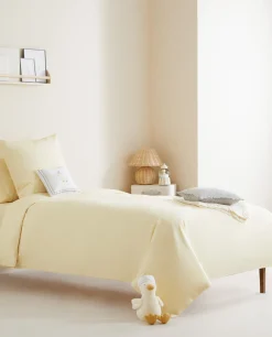 ZARA Home Solid Color Cotton Duvet Cover