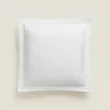 ZARA Home Solid Color Cotton Throw Pillow Cover